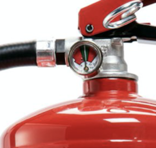 2x Protex PDE 6 – Dauerdruck Pulver Feuerlöscher mit Wandhaken, Brandklassen ABC, EN 3, 6 kg, 10LE